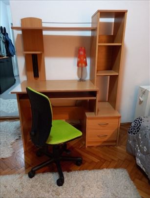 Radni sto sa policama sto za kompjuter 118x52x151 