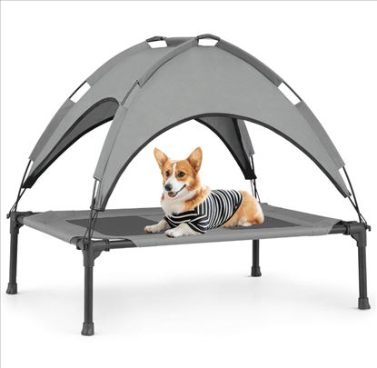 Lezaljka krevet sa krovom za psa novo 3 god garanc