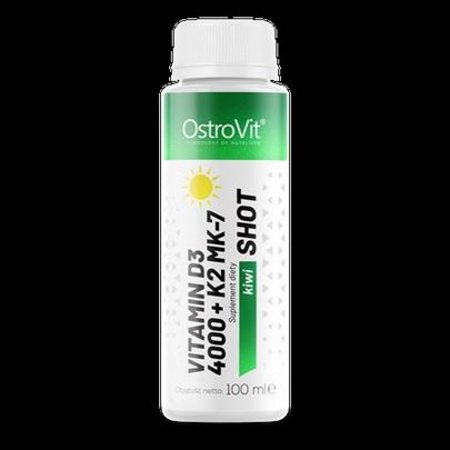 OstroVit Vitamin D3 4000 +K2 MK-7 Shot, Kiwi 100ml