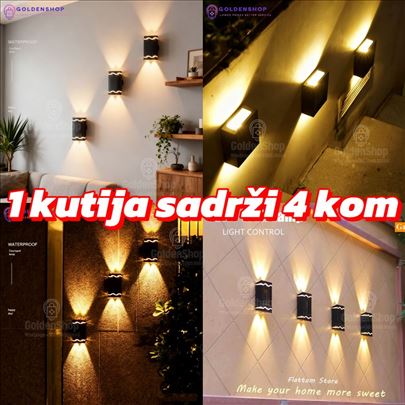 Solarne zidne lampe 4 komada