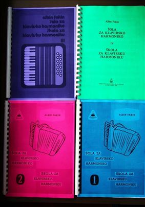 Albin Fakin skola klavirne harmonike 1-4