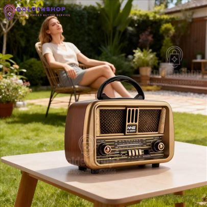 Radio FM radio Bluetooth - retro dizajn NS-8068BT