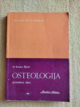 Osteologija - posebni deo -  Dr Branko Šljivić