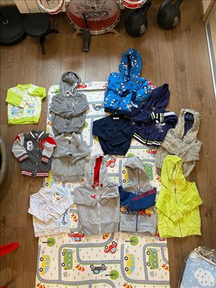 Paket dečijih dukseva na raskopčavanje - 12 komada