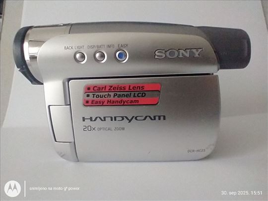 SONY DCR-HC23 miniDV video kamera