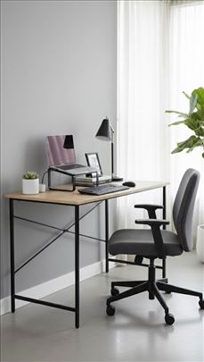 Moderan i Izdržljiv Radni Sto "Hrast & Crna"