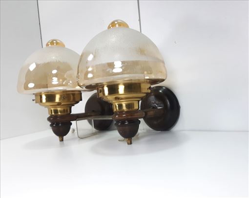 Vintage 70e par zidnih lampi