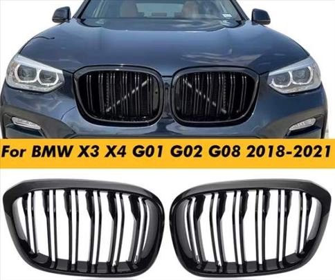 Gril Bubrezi BMW G01 G02 G08 X3 X4 2018-2021 dupli