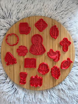 Pečati za slavski kolač modlice veliki set