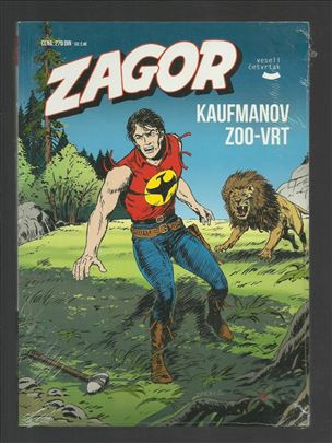 Zagor VČ 129 Kaufmanov zoo-vrt (celofan)