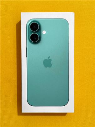 NOV neotpakovan iPhone 16 128gb zeleni teal