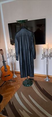 Retko u ponudi dugački kožni mantil 100% koža