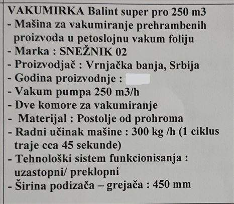 vakumirka balint 250m3