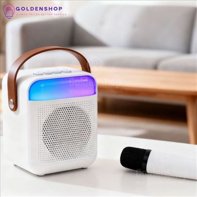Karaoke Bluetooth Rgb Prenosni Zvucnik sa mikrofon