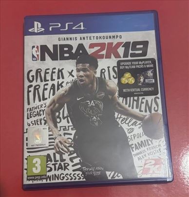 NBA 2k19 PS4-disk
