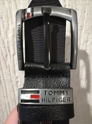 Novi muski kozni markirani kais Tommy Hiflger Novo