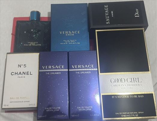 Prazne originalne kutije parfema