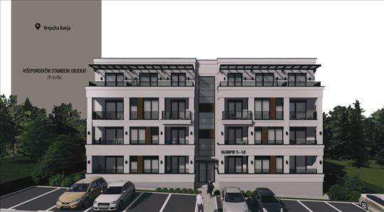 Stan 31,49m2 sa spavacom sobom, Raj, u izgradnji