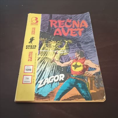 Zagor Zlatna serija 1099 Recna avet vrlo dobar