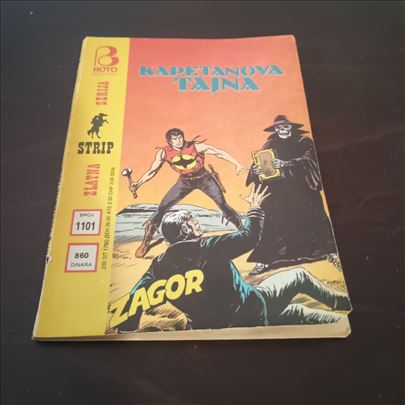 Zagor Zlatna serija 1101 Kapetanova tajna vrlo dob