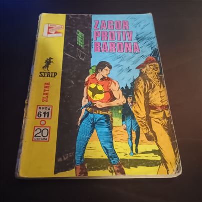 Zagor Zlatna serija 611 Zagor protiv barona solida