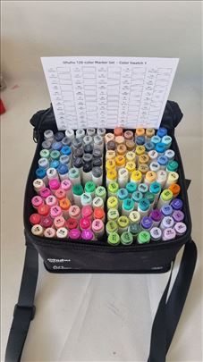 Profesionalni markeri za crtanje Ohuhu 120 Boja