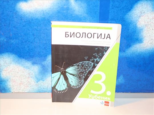 Biologija 3,Klett,udžbenik za 3.razred gimnazije  