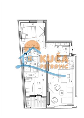 Ekskluzivna novogradnja u centru 62.41m2