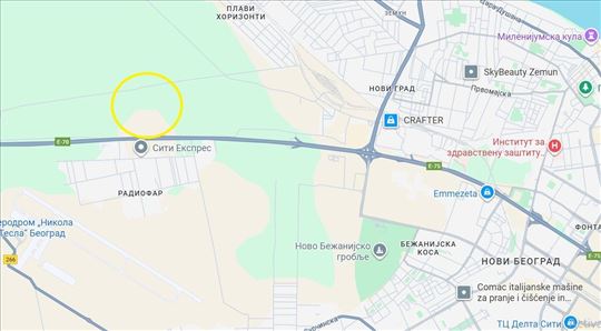Gradjevinska parcela Auto put za Zagreb