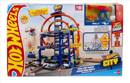 Hot Wheels garaža Mega Loop 2025- novo