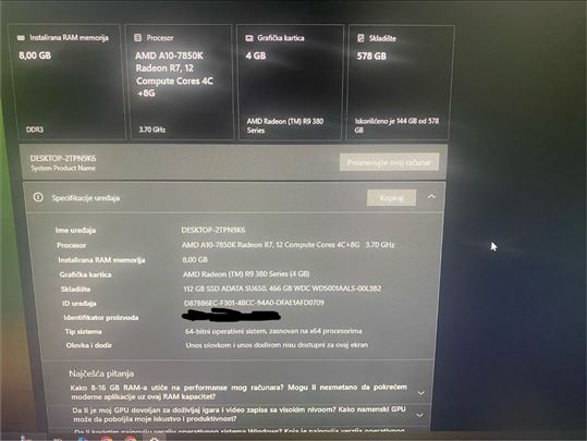 Menjam komp za ps4