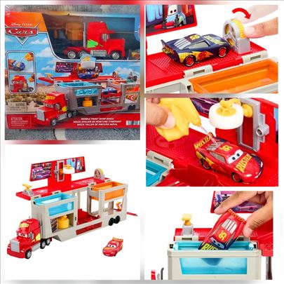 Munja McQueen Cars Mack kamion+ autić menja boju
