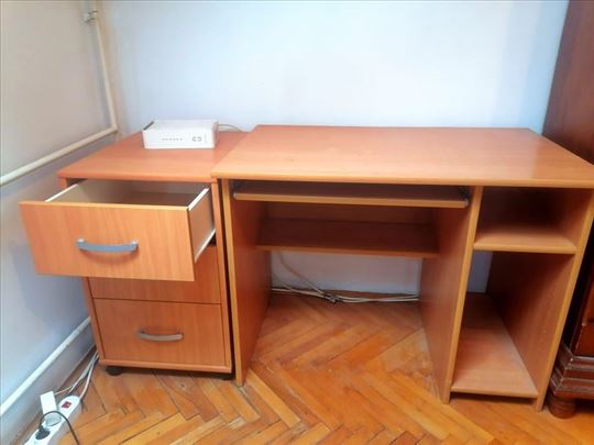 Radni sto+Fiokar, Ormar, Mojca, Krevet,Fotelja,Sto