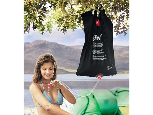 Solarna vreća za kampovanje, tuširanje 25 litra