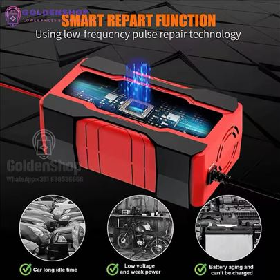 Automatski punjač za akumulator - 12V - 6A