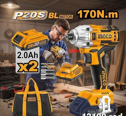 Ingco Aku udarni odvijač, prihvat 1/4" Cirli2002