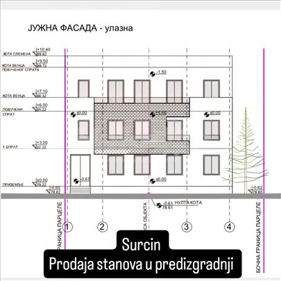 Surcin prodaja stanau predizgradnji 