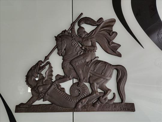 Sveti Đorđe metalni reljef