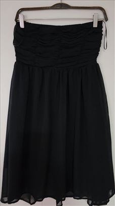 Amisu crna haljina sa postavom, 38