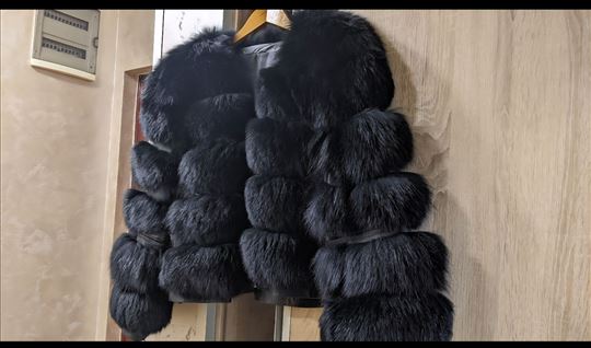 Bunda od crne lisice