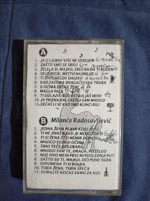 Milance Radosavljevic Hitovi Audio Kaseta