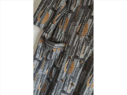 Vintage unikatna haljina od zerseja vel. XL 