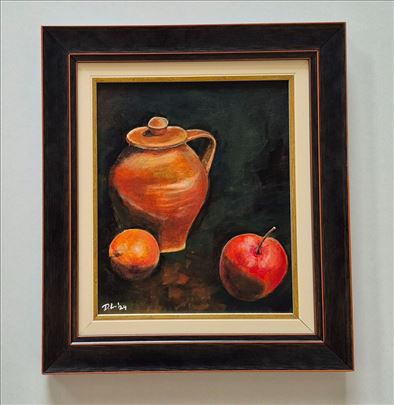 Ulje na platnu - Mrtva priroda, prelepa slika!