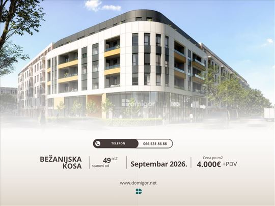 Bežanijska kosa | od 78m2 | Luksuzna novogradnja