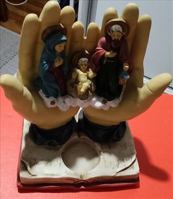 Svećnjak sa verskim motivima iz Grčke 