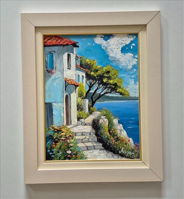 Ulje na lesonitu - More, slika dvadeset