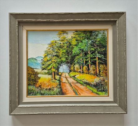 Ulje na platnu - Prolecni pejzaz 2, prelepo!