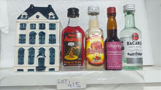 Kolekcionarske flašice. Mini botle. Čokanji. Frak