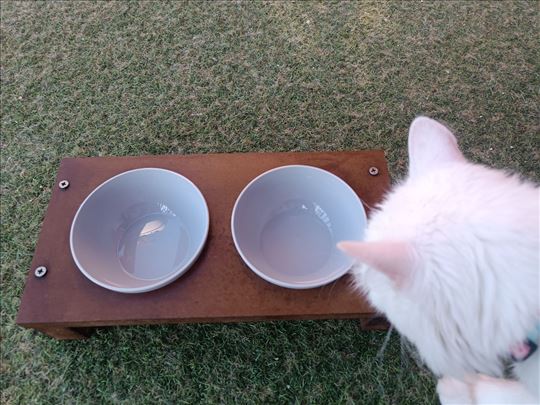 Hranilice za pse i mačke za 2 činije