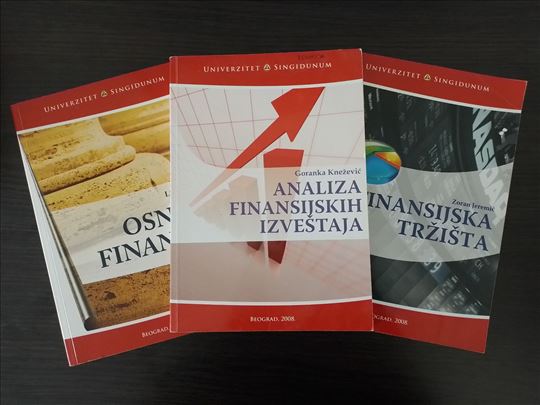 Knjige o finansijama Univerzitet Singidunum